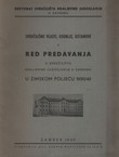 Sveučilišne vlasti, osoblje, ustanove i red predavanja u sveučilištu Kraljevine Jugoslavije u Zagrebu u zimskom proljeću 1939/40