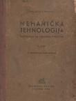 Mehanička tehnologija materijala za gradnju strojeva I. (3.izd.)