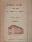 Hrvatsko glumište I. Dramaturški zapisci (1894-1899)