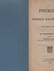 Primjeri iz rimske književnosti u hrvatskom prijevodu (3.prerađ.izd.)