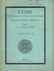 Vjesnik Kr. hrvatsko-slavonsko-dalmatinskoga zemaljskog arkiva XVIII/1/1916
