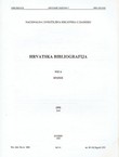 Hrvatska bibliografija. Niz A. Knjige 3-4/1992
