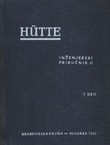 Hütte. Inžerenjski priručnik II. knjiga I. deo (27.izd.)