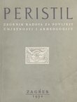 Peristil. Zbornik radova za povijest umjetnosti i arheologiju 1/1954