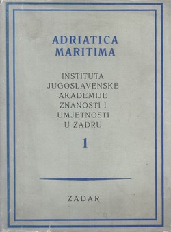Adriatica maritima 1/1974 (Lepantska bitka)