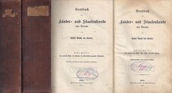 Handbuch der Länder und Staatenkunde von Europa (3.Aufl.) I-II