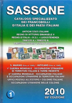 Sassone. Catalogo specializzato dei francobolli d'Italia e dei paesi italiani 2010 I. (69.izd.)