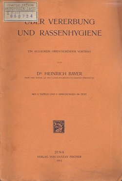 Über Vererbung und Rassenhygiene. Ein allgemein orientierender Vortrag