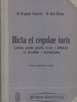 Dicta et regulae iuris (2.dop.izd.)