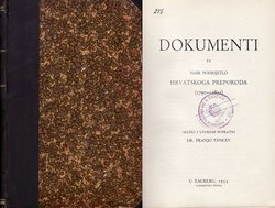 Dokumenti za naše podrijetlo Hrvatskoga preporoda (1790-1832)