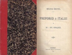 Slike iz svjetske književnosti VI. Preporod u Italiji u XV. i XVI. stoljeću