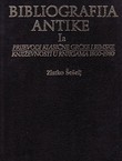 Bibliografija antike Ia. Prijevodi klasične grčke i rimske književnosti u knjigama 1800-1980