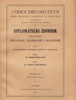 Codex diplomaticus Regni Croatiae, Dalmatiae et Slavoniae / Diplomatički zbornik Kraljevine Hrvatske, Dalmacije i Slavonije XV.