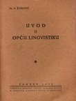 Uvod u opću lingvistiku