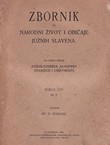 Zbornik za narodni život i običaje južnih Slavena XXV/2/1924