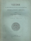Vjesnik Kr. hrvatsko-slavonsko-dalmatinskoga zemaljskog arkiva XIX/3-4/1917