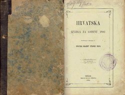 Hrvatska. Knjiga za godinu 1881