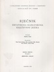 Rječnik hrvatskoga kajkavskoga književnog jezika II/4 (hiršavski-kalati)