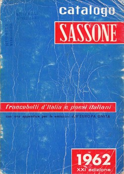 Catalogo Sassone dei francobolli d'Italia e paesi italiani 1962 (21.ed.)