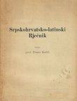 Srpskohrvatsko-latinski rječnik