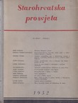 Starohrvatska prosvjeta, III. serija 2/1952