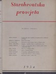 Starohrvatska prosvjeta, III. serija 3/1954