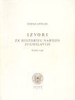 Izvori za historiju naroda Jugoslavije. Srednji vijek
