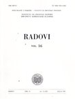 Radovi Instituta za hrvatsku povijest 16/1983