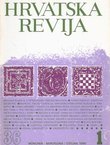 Hrvatska revija 36/1/1986