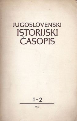 Jugoslovenski istorijski časopis XI/1-2/1972