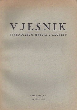 Vjesnik Arheološkog muzeja u Zagrebu, 3. serija, I/1958