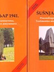 Šušnjar 1941. Zbornik saopštenja, svjedočenja i dokumenata / Proceedings - Papers, Testimonies and Documents
