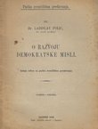 O razvoju demokratske misli