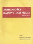 Arheološki radovi i rasprave I/1959