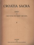 Croatia Sacra 5/1933