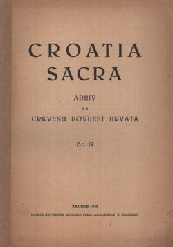 Croatia Sacra 19/1940