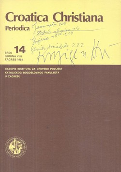 Croatica Christiana Periodica 14/1984