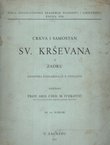 Crkva i samostan sv. Krševana u Zadru. Hrvatska zadužbina iz X. stoljeća