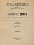 Codex diplomaticus Regni Croatiae, Dalmatiae et Slavoniae / Diplomatički zbornik Kraljevine Hrvatske, Dalmacije i Slavonije XVI.