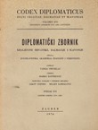 Codex diplomaticus Regni Croatiae, Dalmatiae et Slavoniae / Diplomatički zbornik Kraljevine Hrvatske, Dalmacije i Slavonije XVI.