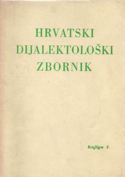 Hrvatski dijalektološki zbornik 4/1977