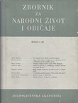 Zbornik za narodni život i običaje 38/1954