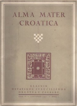 Alma mater croatica V/2/1941