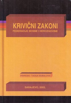 Krivični zakoni Federacije Bosne i Hercegovine