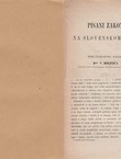 Pisani zakoni na slovenskom jugu I. Zakoni izdani najvišom zakonodovnom vlašću u samostalnim državam