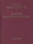 Codex iuris canonici / Zakonik kanonskog prava