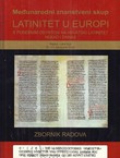 Latinitet u Europi s posebnim osvrtom na hrvatski latinitet nekad i danas