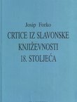 Crtice iz slavonske književnosti 18. stoljeća (pretisak iz 1886)