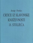 Crtice iz slavonske književnosti 18. stoljeća (pretisak iz 1886)