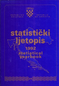 Statistički ljetopis / Statistical Yearbook 1992